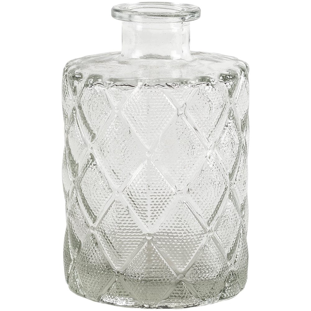 Diamond Glass Bottle Vase