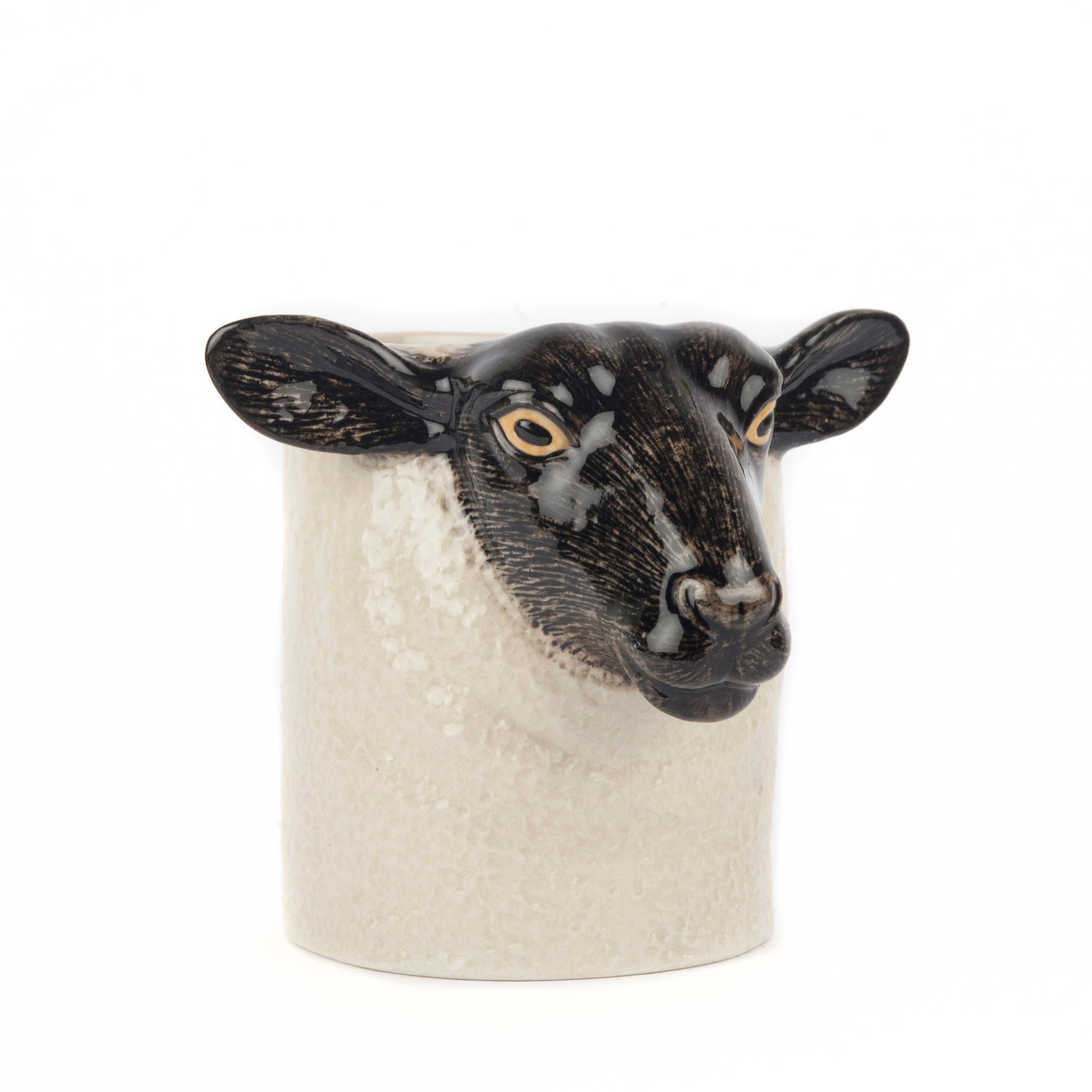 Black Faced Suffolk Sheep Pencil Pot