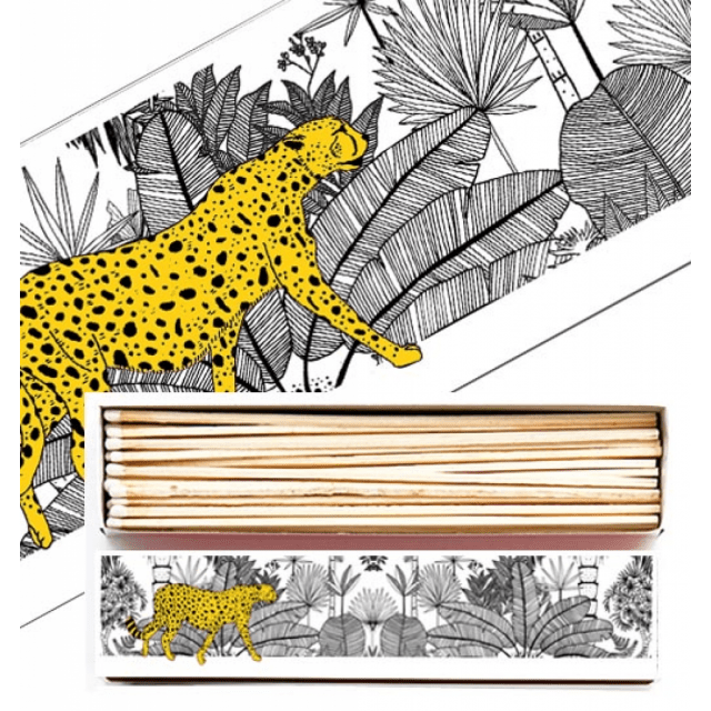 Extra Long Luxury Matches Cheetah in White Jungle