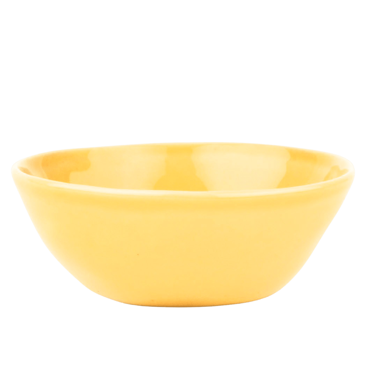 Yellow Small Ceramic Dipping Bowl