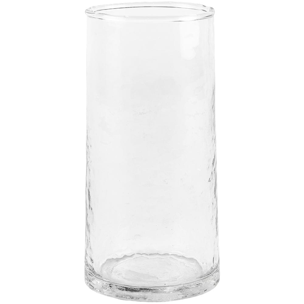 Hammered Drinking Glass Tall