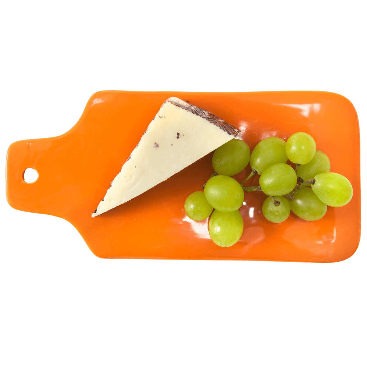 Orange Ceramic Mini Cheese Board