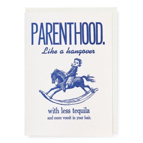 Letterpress Card Parenthood