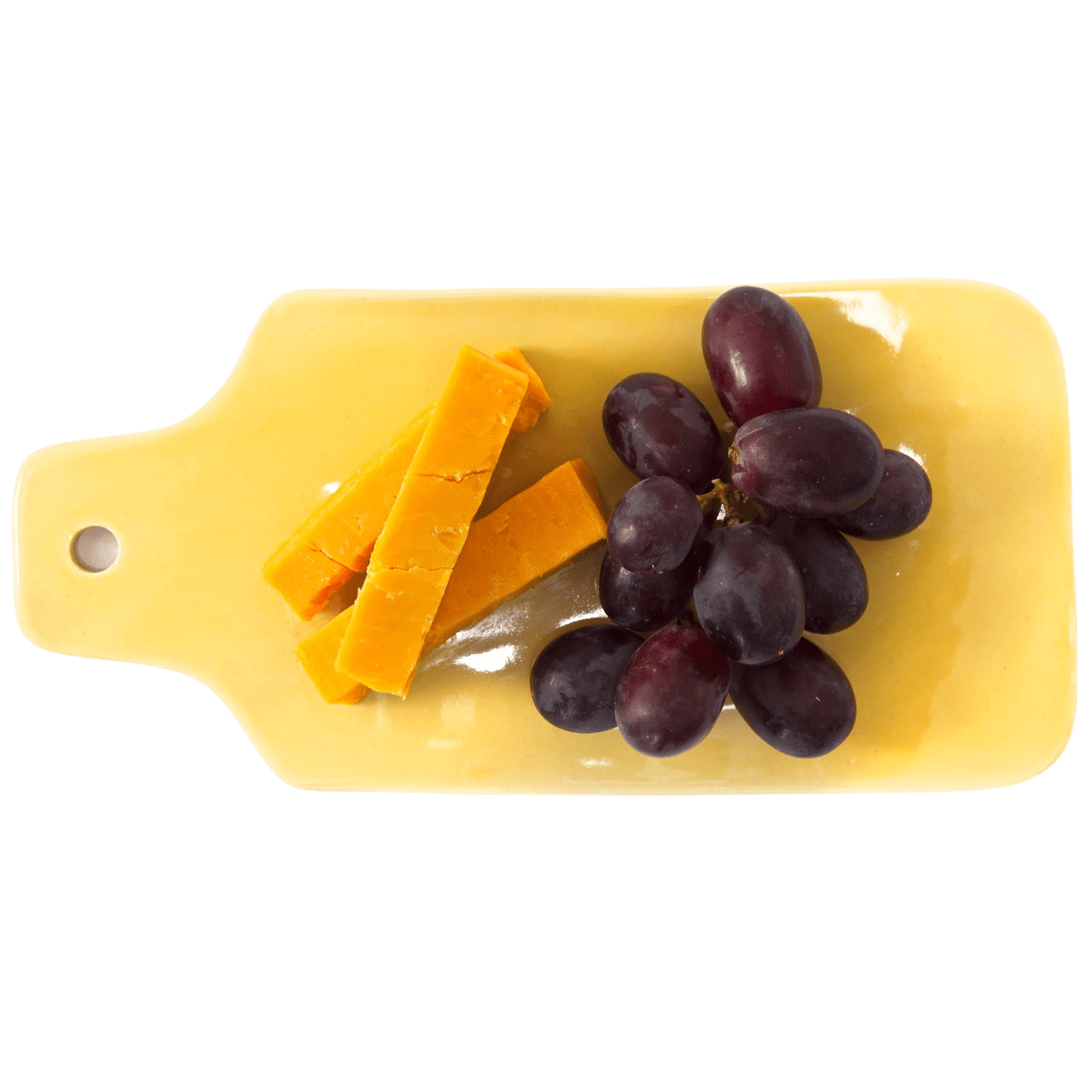 Yellow Ceramic Mini Cheese Board