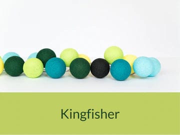 Kingfisher 35 Ball LED Light Chain, USB Connecter