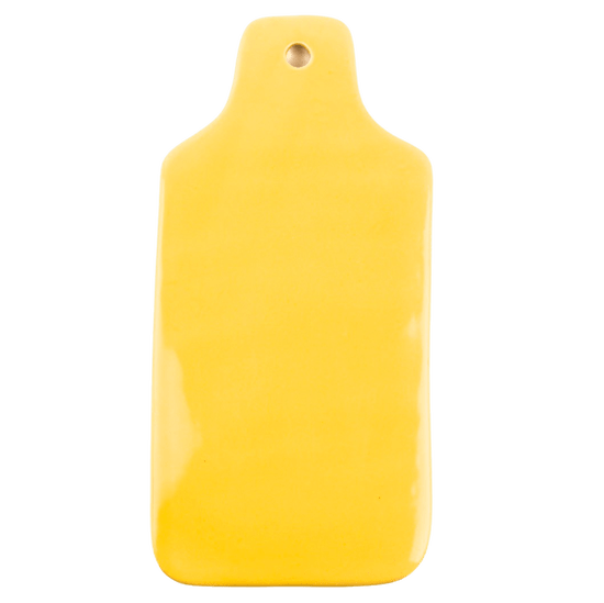 Yellow Ceramic Mini Cheese Board