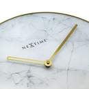 Marble White & Gold Wall Clock