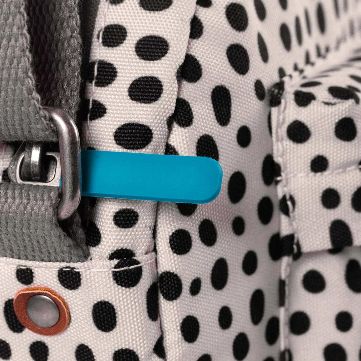 Roka Paddington B Crossbody Sustainable Canvas Bag, Limited Edition Dip Dot