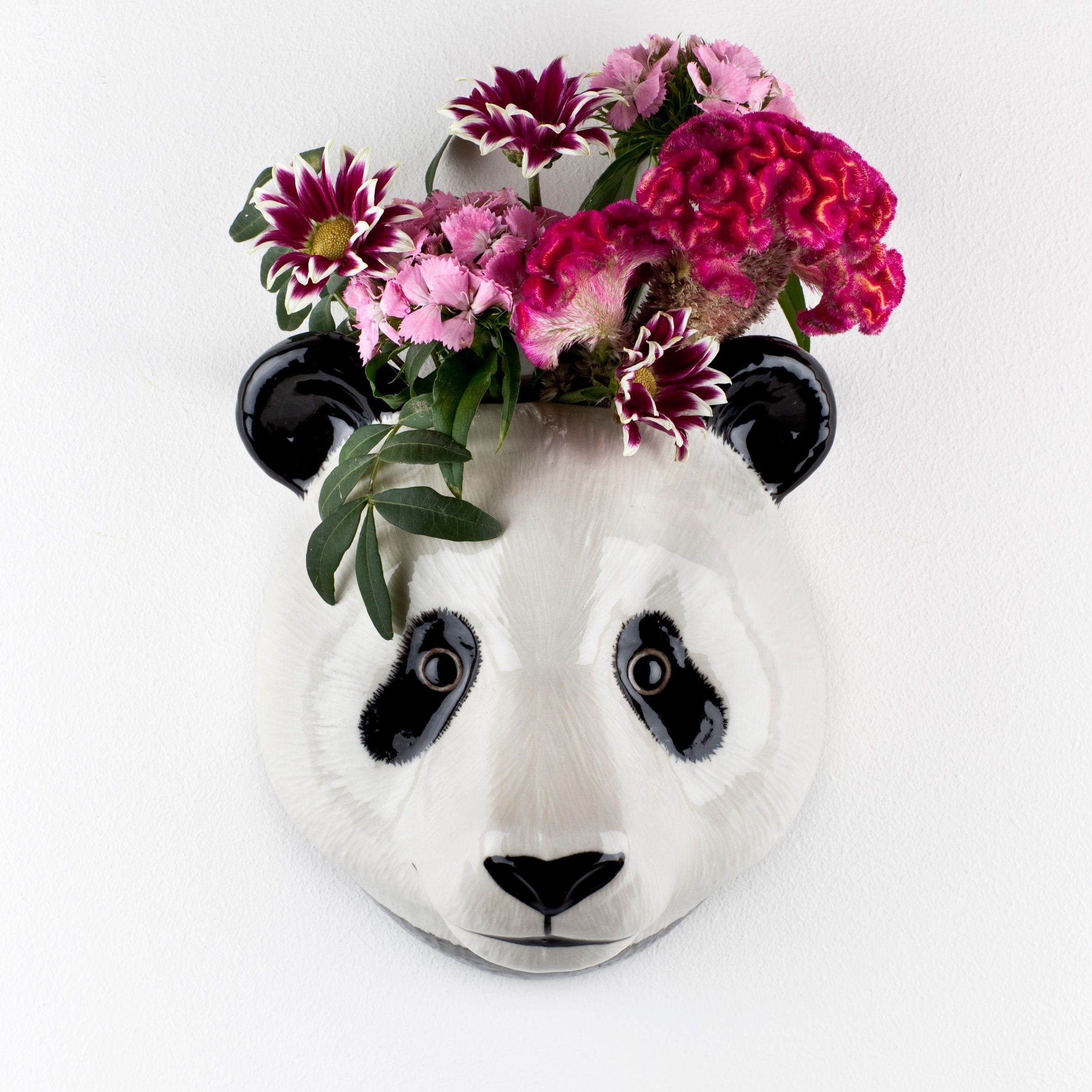 Panda Ceramic Wall Vase