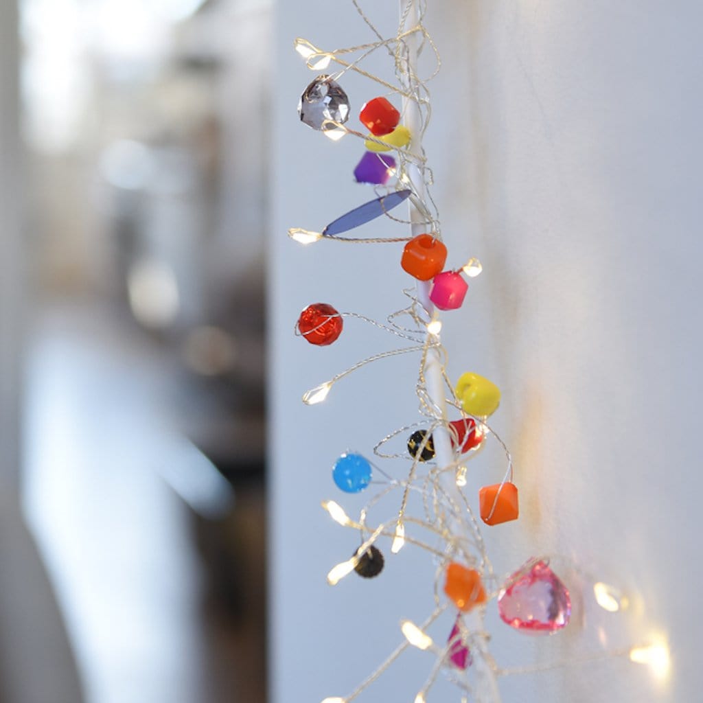 Folklore Heart Light Ornament 40cm, Battery Powered