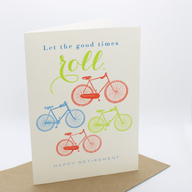 Letterpress Card Let The Good Times Roll