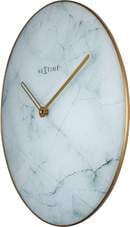 Marble White & Gold Wall Clock