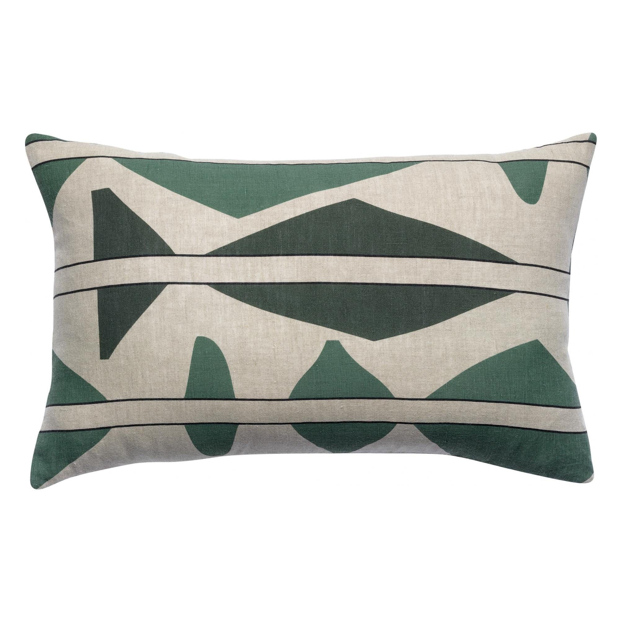 Zeff Mila Linen Cushion 40x65, Thyme