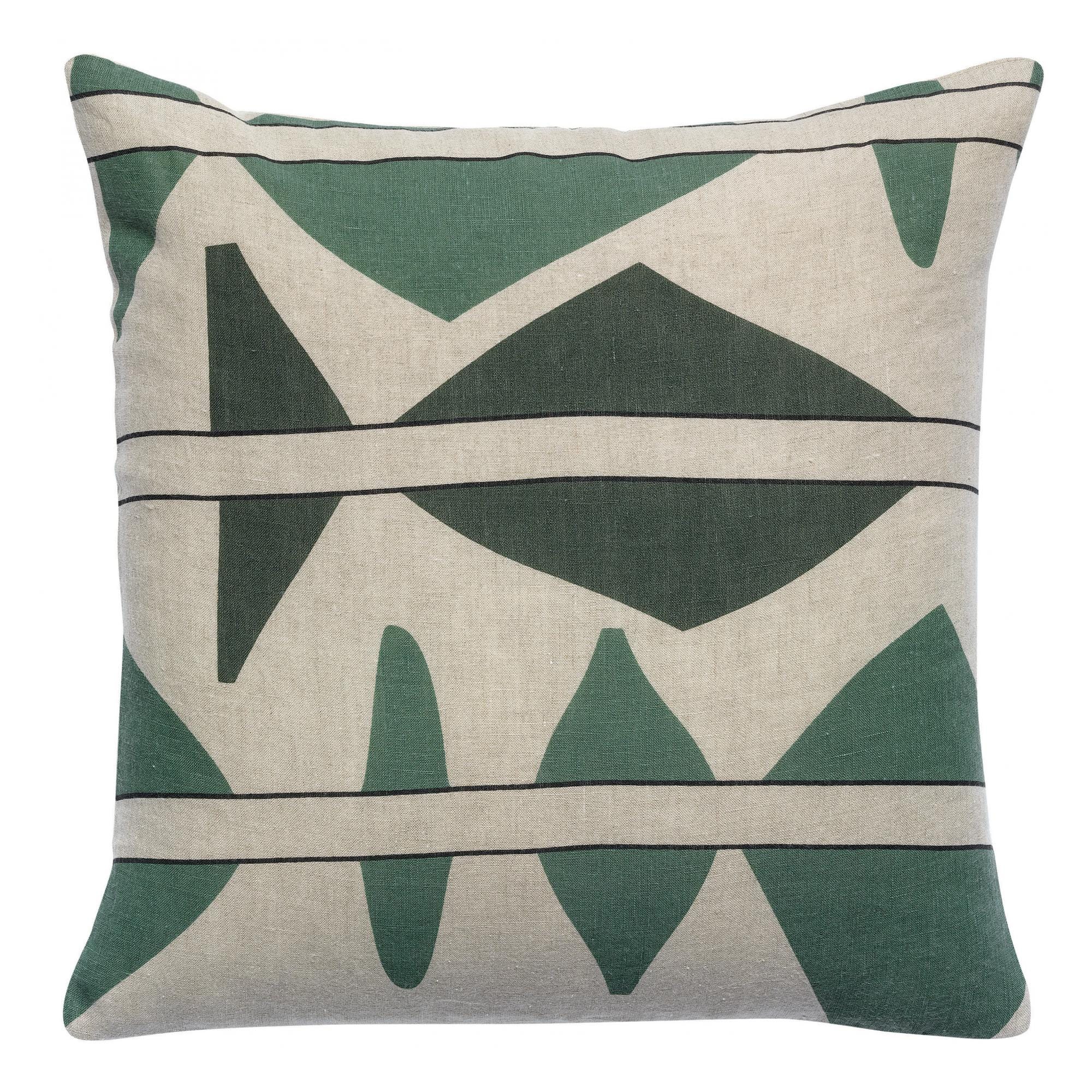 Zeff Mila Linen Cushion 45x45, Thyme by Vivaraise