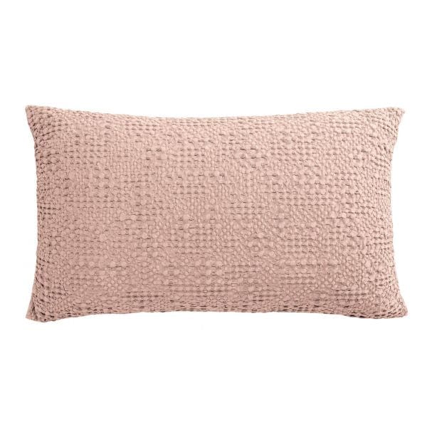 Tana 40x65 Stonewashed Cotton Cushion by Vivaraise, Auberpine