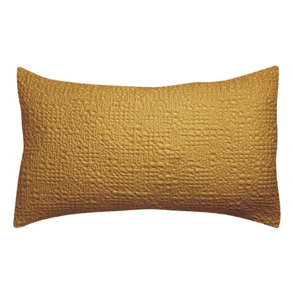 Tana 40x65 Stonewashed Cotton Cushion by Vivaraise, Corn