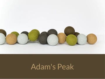 Adam's Peak 35 Ball LED Light Chain, USB Connecter