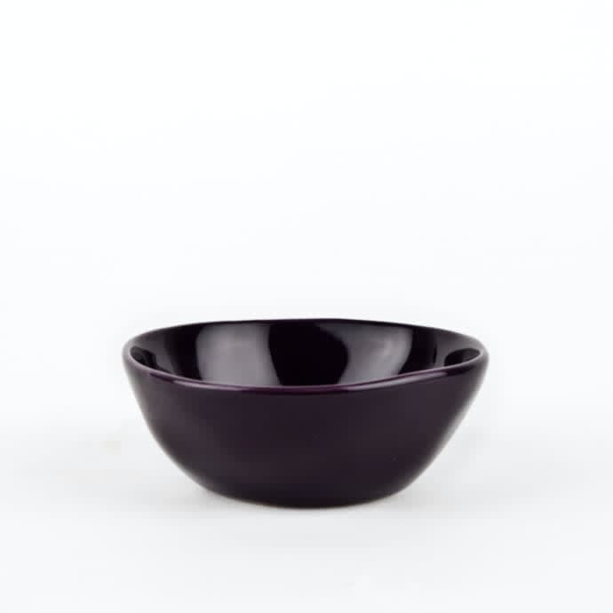 Aubergine Small Ceramic Dipping Bowl