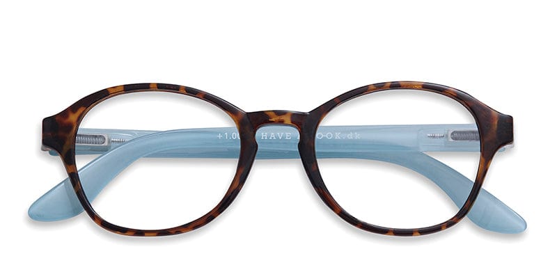 Circle Tortoise/Blue Reading Glasses by Have A Look