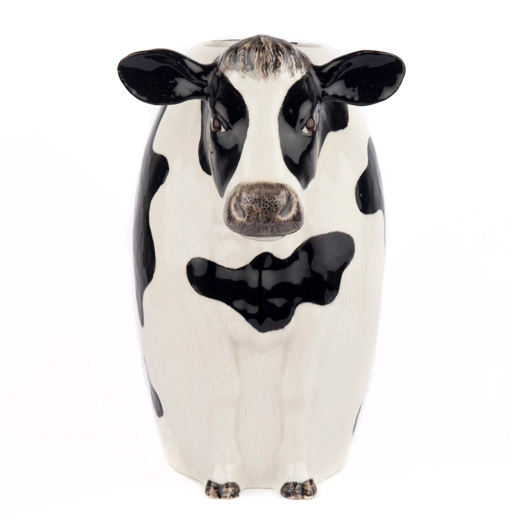 Friesian Cow Ceramic Flower Vase