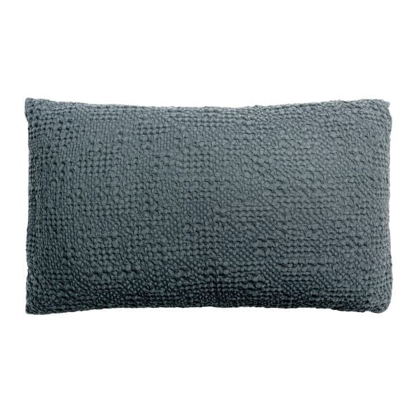 Tana 40x65 Stonewashed Cotton Cushion by Vivaraise, Ash