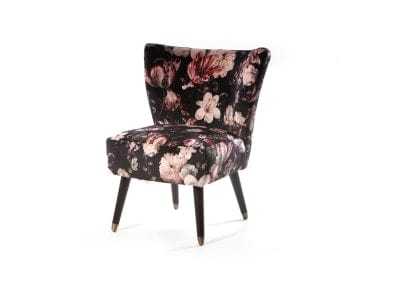 Phoebe Chair in Lexy Onyx Velvet