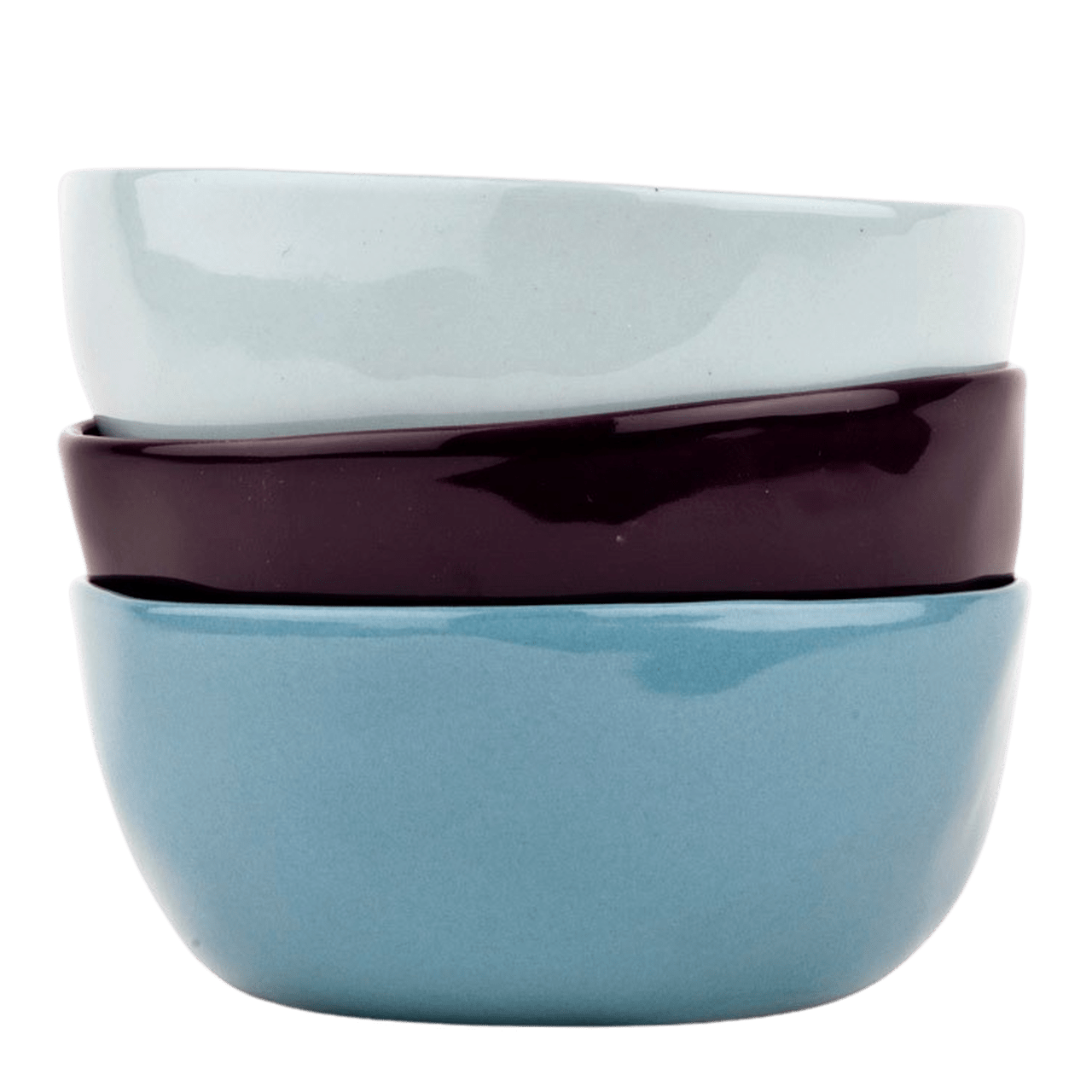 Petrol Large Ceramic Dipping Bowl