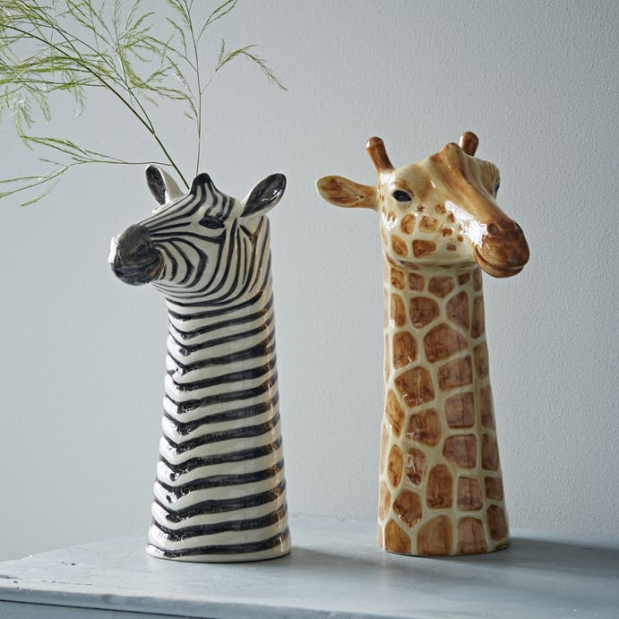 Giraffe Tall Ceramic Vase